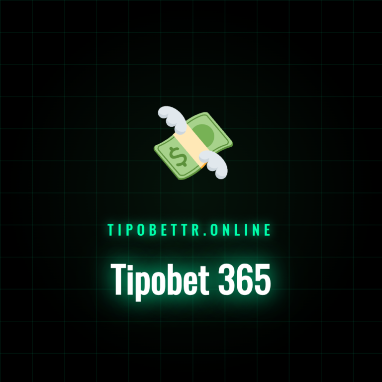 Tipobet 365 platformunun ana sayfası ve oyun seçenekleri