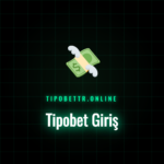 Platformun ana sayfasını gösteren bir ekran görüntüsü ve Tipobet Giriş butonu